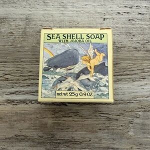 Crabtree & Evelyn London Sea Shell Soap with Jojoba Oil 3.5 oz Vintage 1978